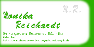 monika reichardt business card